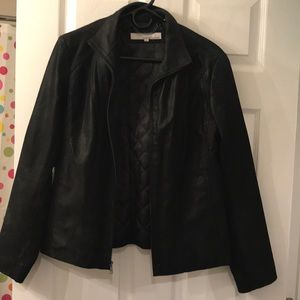 Black leather Wilson jacket